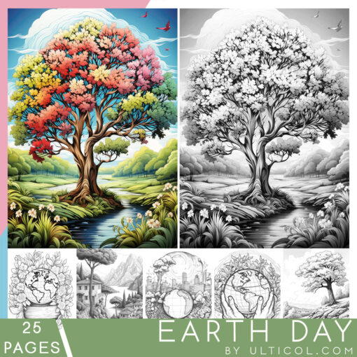 Earth day Coloring