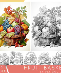 Fruit Basket Coloring