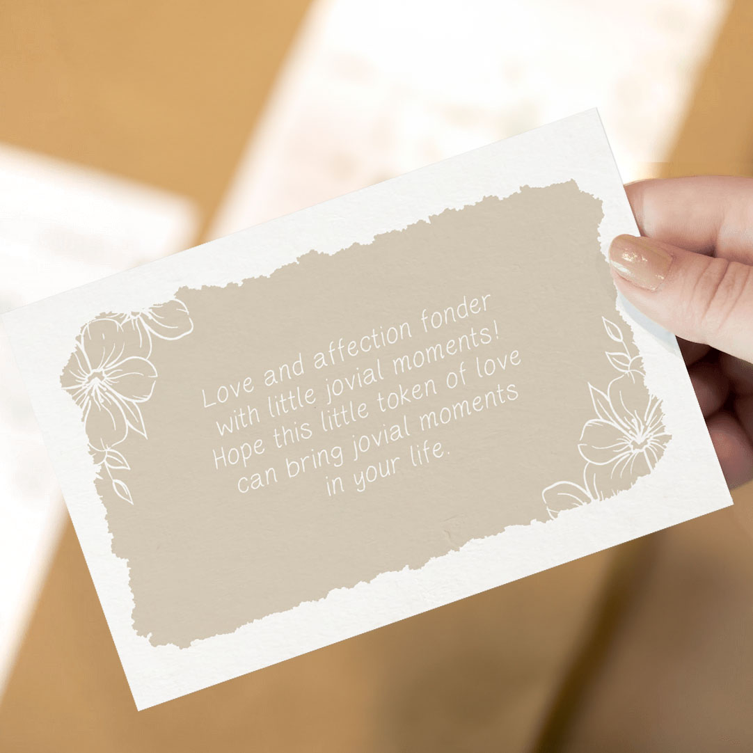 Personalized Gift Message Card