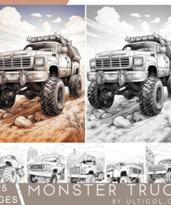 monster truck Coloring