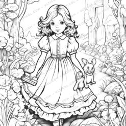 Alice's Adventures in Wonderland Coloring Pages