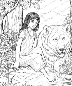 The Jungle Book Coloring Grayscale Coloring Pages