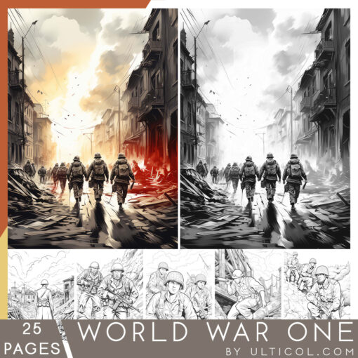 World War one Coloring